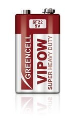 Vipow батарея greencel 6f22 цена и информация | Аккумуляторы | 220.lv