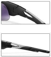 Поляризованные спортивные солнцезащитные очки для мужчин B10 черный цена и информация | Спортивные очки | 220.lv