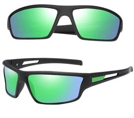 Поляризованные спортивные солнцезащитные очки для мужчин M17, зеленые цена и информация | Спортивные очки | 220.lv