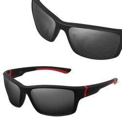 Polarizētas sporta saulesbrilles vīriešiem N43 melnas cena un informācija | Sporta brilles | 220.lv