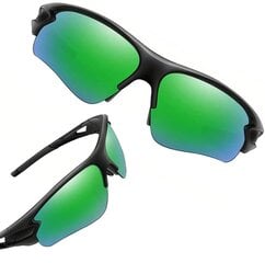 Поляризованные спортивные солнцезащитные очки для мужчин S10, зеленые цена и информация | Спортивные очки | 220.lv