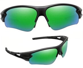 Поляризованные спортивные солнцезащитные очки для мужчин S10, зеленые цена и информация | Спортивные очки | 220.lv