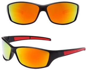 Поляризованные спортивные солнцезащитные очки для мужчин T40, красный цена и информация | Спортивные очки | 220.lv