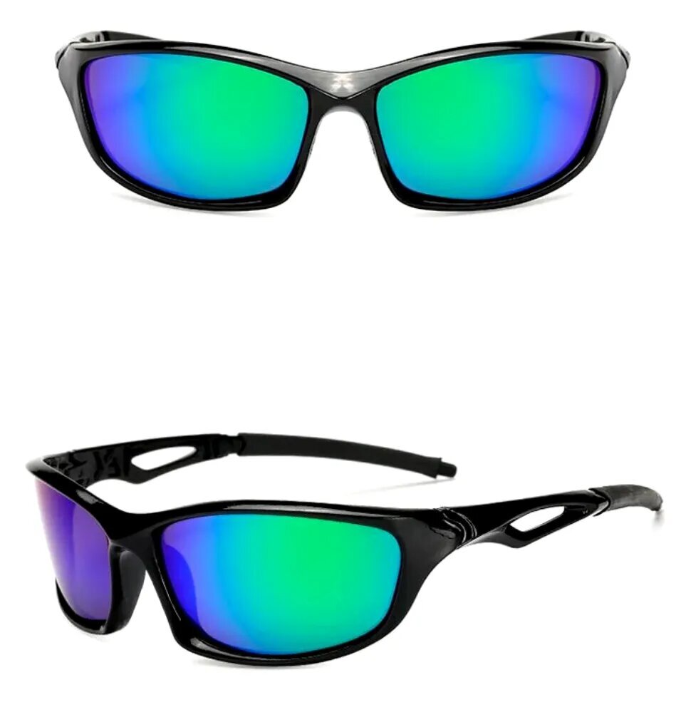 Polarizētas sporta saulesbrilles vīriešiem T83 zaļas cena un informācija | Sporta brilles | 220.lv