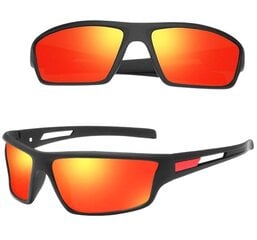 Polarizētas vīriešu sporta saulesbrilles M17 sarkanas cena un informācija | Sporta brilles | 220.lv