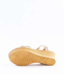 Sandales sievietēm 449189 01, zelta krāsā cena un informācija | Sieviešu sandales | 220.lv