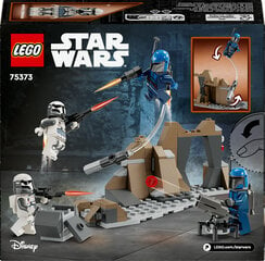 75373 LEGO® Star Wars Slēpnis Mandalore kaujas komplekts цена и информация | Конструкторы и кубики | 220.lv