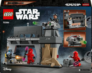 75386 LEGO® Star Wars Paz Vizsla™ un Moff Gideon kauja cena un informācija | Konstruktori | 220.lv