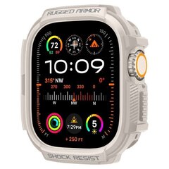 Spigen Rugged Armor Pro Apple Watch Ultra (1|2) 49mm dune beige ACS07381 цена и информация | Аксессуары для смарт-часов и браслетов | 220.lv