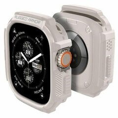 Spigen Rugged Armor Pro Apple Watch Ultra (1|2) 49mm dune beige ACS07381 цена и информация | Аксессуары для смарт-часов и браслетов | 220.lv