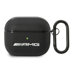 AMG AMA3SLWK AirPods 3 cover czarny|black Leather цена и информация | Аксессуары для наушников | 220.lv