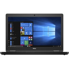 Dell Latitude 5580 Intel Core i7-7600U 16/256GB SSD Windows 11 Pro Black cena un informācija | Portatīvie datori | 220.lv