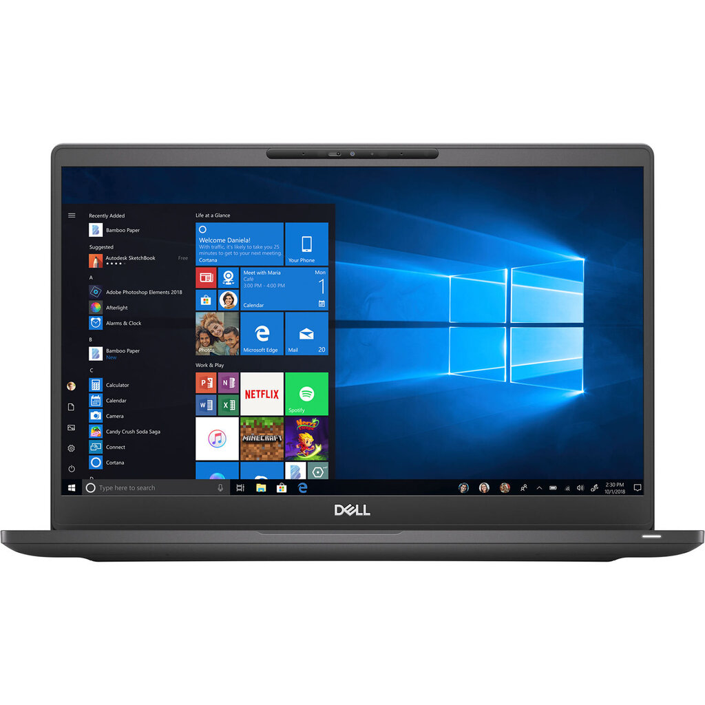 Dell Latitude 7300 Intel Core i5-8365U 8/512GB SSD Windows 11 Pro Black цена и информация | Portatīvie datori | 220.lv