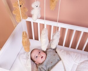 Karuselis mazuļiem Teddy Childhome, white brown cena un informācija | Rotaļlietas zīdaiņiem | 220.lv