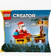 30670 LEGO® Creator Ziemassvētku vecīša vizināšanās ar kamanām cena un informācija | Konstruktori | 220.lv