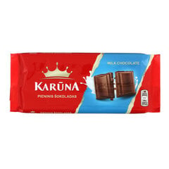 Šokolādes tāfelīte Karūna, 80 g cena un informācija | Saldumi | 220.lv