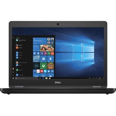 Dell Latitude 5490 Intel Core i5-8350U 8Г/256ГБ SSD Windows 11 Pro Черный цена и информация | Ноутбуки | 220.lv