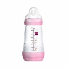 Pudelīte Mam Easy Start Anti-Colic, pink/rozā, 2+ mēn, 260 ml cena un informācija | Bērnu pudelītes un to aksesuāri | 220.lv