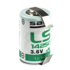 Saft LS14250 3.6V ar kontaktiem cena un informācija | Baterijas | 220.lv