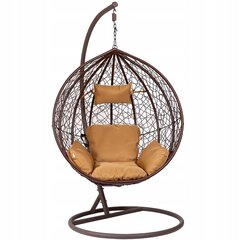 Садовое кресло Lazur, 106 см, 130 кг, коричневый цена и информация | Садовые стулья, кресла, пуфы | 220.lv