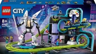 60421 LEGO® City Robotu pasaules kalniņu karuseļu parks cena un informācija | Konstruktori | 220.lv