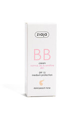 BB krēms Ziaja BB SPF15 Dark/Peach Tone, 50 ml cena un informācija | Sejas krēmi | 220.lv