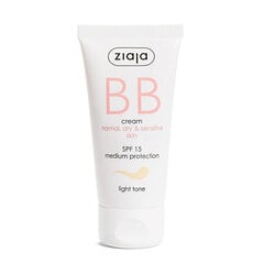 BB крем Ziaja BB SPF15 Light Tone, 50 мл цена и информация | Кремы для лица | 220.lv