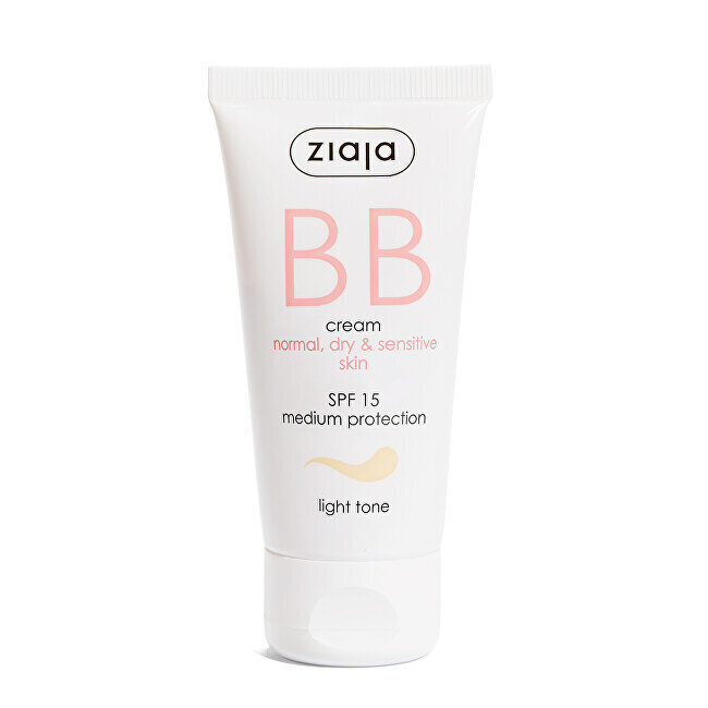 BB krēms Ziaja BB SPF15 Light Tone, 50 ml cena un informācija | Sejas krēmi | 220.lv