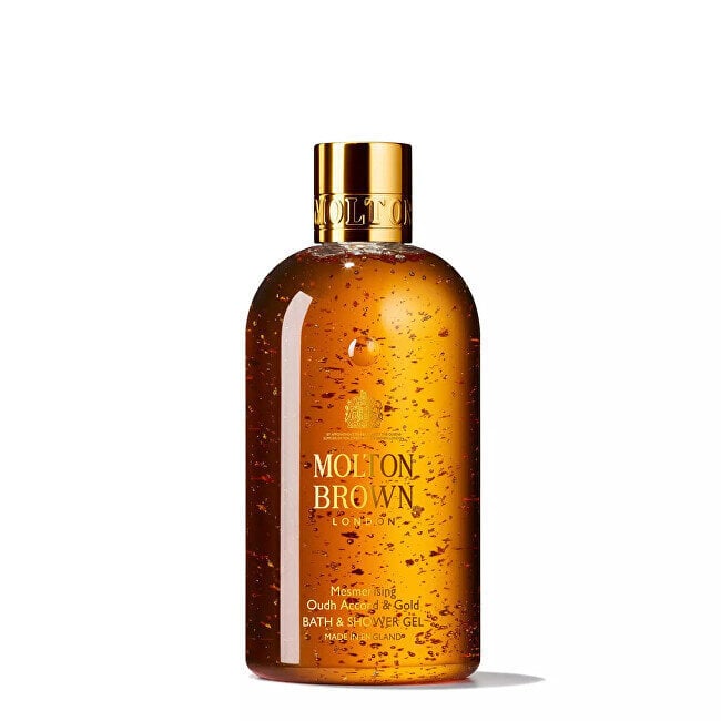 Dušas želeja Molton Brown Mesmerising Oudh Accord & Gold, 300 ml cena un informācija | Dušas želejas, eļļas | 220.lv