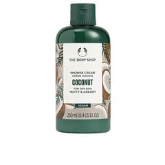 Dušas želeja sausai ādai The Body Shop Coconut, 60 ml cena un informācija | Dušas želejas, eļļas | 220.lv