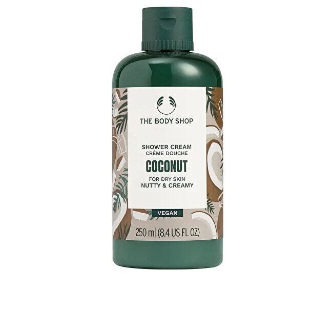 Dušas želeja sausai ādai The Body Shop Coconut, 60 ml цена и информация | Dušas želejas, eļļas | 220.lv