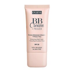 BB крем PUPA BB Cream + Primer SPF20 003 Sand, 30 мл цена и информация | Наносите на чистую кожу лица. Подержите около 10-15 минут и смойте водой. | 220.lv