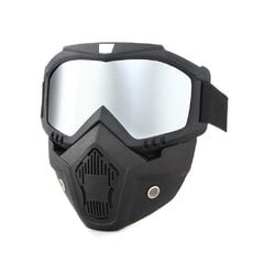 Aizsargbrilles ar masku, 2 in 1. cena un informācija | Moto piederumi | 220.lv