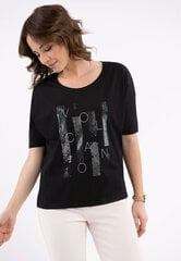 Блузка с блестящей аппликацией T-CAN цена и информация | Женские футболки | 220.lv