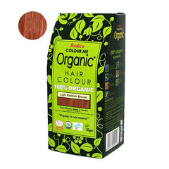 Растительные волосы краски Radico Color Me Organic Light Reddish Blonde, 100 г цена и информация | Краска для волос | 220.lv