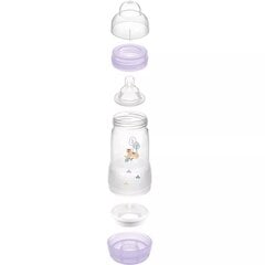 Pudelīte Mam Easy Start Anti-Colic, pink/rozā, 0+ mēn, 160 ml cena un informācija | Bērnu pudelītes un to aksesuāri | 220.lv