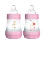 Pudelīte Mam Easy Start Anti-Colic, pink/rozā, 0+ mēn, 160 ml cena un informācija | Bērnu pudelītes un to aksesuāri | 220.lv