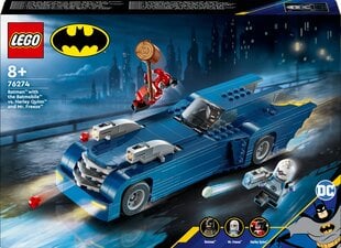 76274 LEGO® Super Heroes Betmens ar Betmenauto pret Arli Kīnu un Misteru Salu цена и информация | Конструкторы и кубики | 220.lv