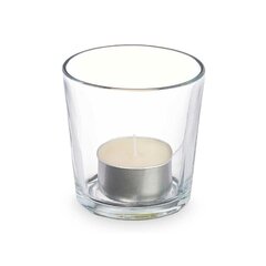 Aromātiska svece 7 x 7 x 7 cm (12 gb.) Stikls Vaniļa cena un informācija | Sveces un svečturi | 220.lv