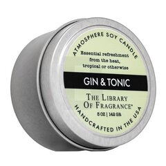 The Library Of Fragrance Gin & Tonic 142 g цена и информация | Подсвечники, свечи | 220.lv