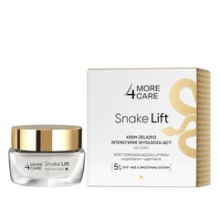 Dienas sejas krēms nobriedušai ādai More4Care Snake Lift, 50 ml cena un informācija | Sejas krēmi | 220.lv