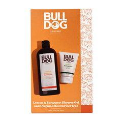 Набор для ухода за телом Bulldog Lemon &amp; Bergamot Duo для мужчин: гель для душа, 500 мл + увлажняющий крем для тела, 100 мл цена и информация | Масла, гели для душа | 220.lv