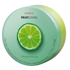 Крем для тела Pupa Milano Fruit Lovers Body Cream Bergamot, 150 мл цена и информация | Кремы, лосьоны для тела | 220.lv