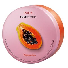 Ķermeņa krēms Pupa Milano Fruit Lovers Body Cream Papaya, 150 ml cena un informācija | Ķermeņa krēmi, losjoni | 220.lv