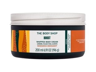 Ķermeņa krēms The Body Shop Boost Whipped Body Cream, 200 ml cena un informācija | Ķermeņa krēmi, losjoni | 220.lv