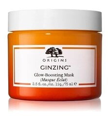 Осветляющая маска для лица Origins Ginzing Glow Boosting Mask, 75 мл цена и информация | Маски для лица, патчи для глаз | 220.lv