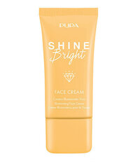 Izgaismojošs sejas krēms Pupa Milano Shine Bright, 002 Bronze, 30 ml cena un informācija | Sejas krēmi | 220.lv