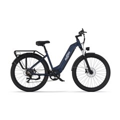 Elektriskais velosipēds OneSport OT05, 27,5", zils 250W, 18,2Ah cena un informācija | Elektrovelosipēdi | 220.lv