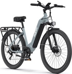 Elektriskais velosipēds OneSport OT05, 27,5", pelēks, 250W, 18,2Ah cena un informācija | Elektrovelosipēdi | 220.lv