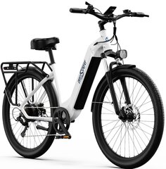 Электровелосипед OneSport OT05, 27,5", белый, 250 Вт, 18,2 Ач цена и информация | Электровелосипеды | 220.lv